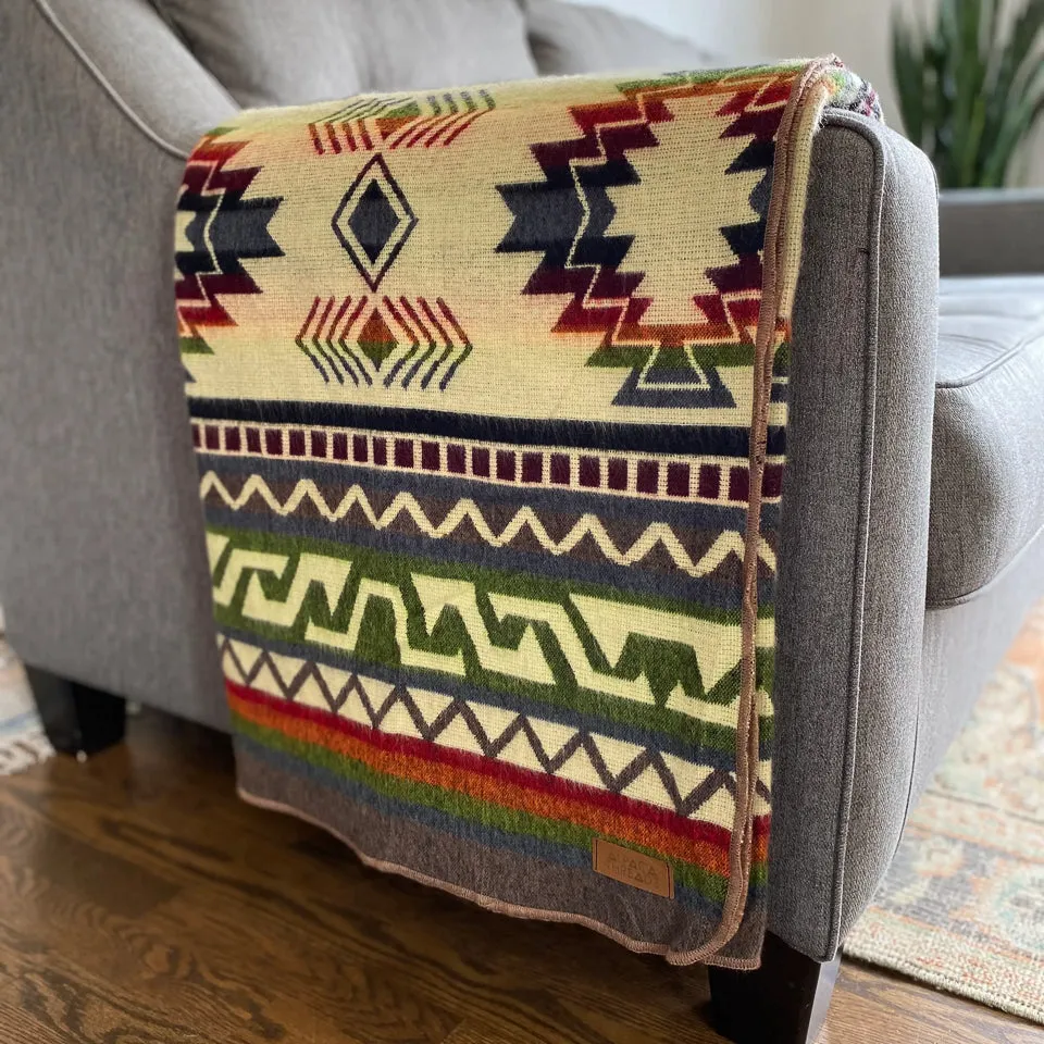Andean Alpaca Wool Blanket