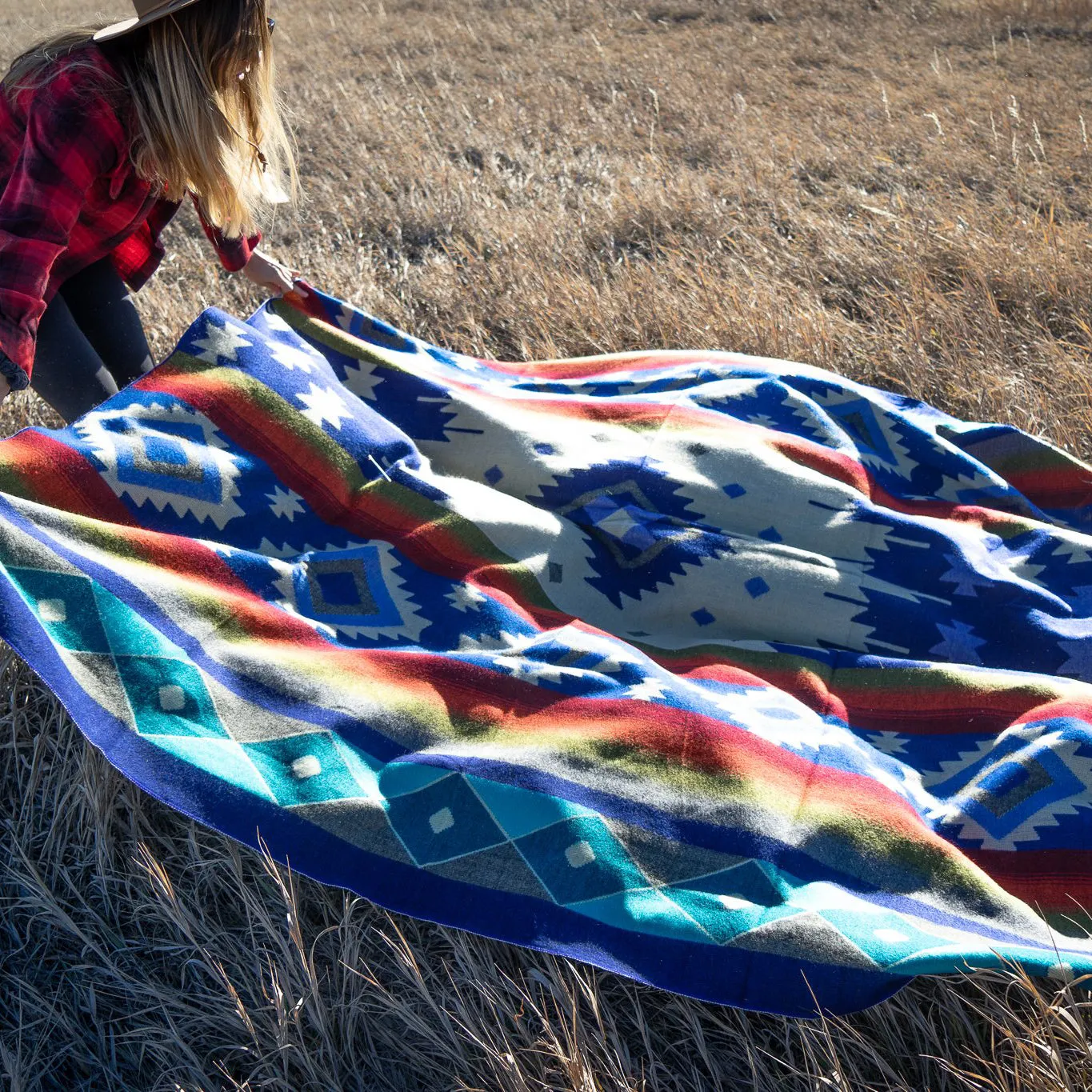 Andean Alpaca Wool Blanket