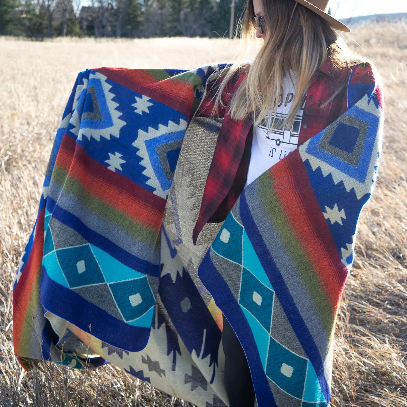 Andean Alpaca Wool Blanket