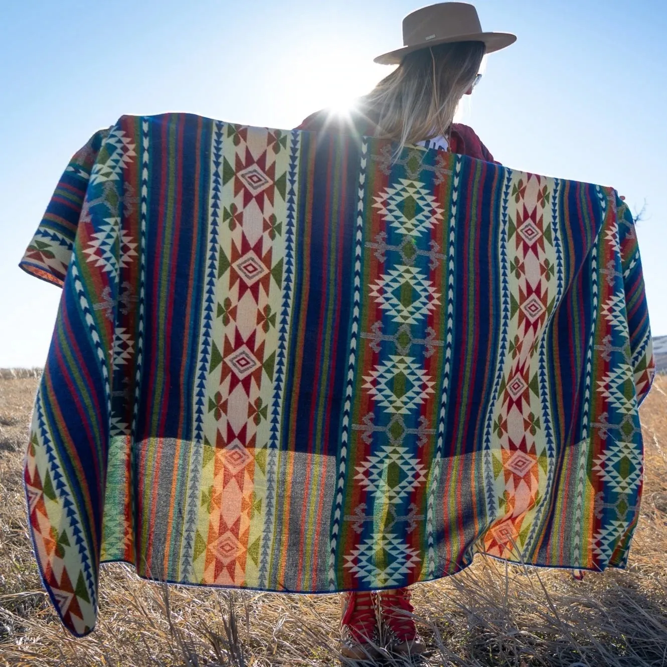 Andean Alpaca Wool Blanket