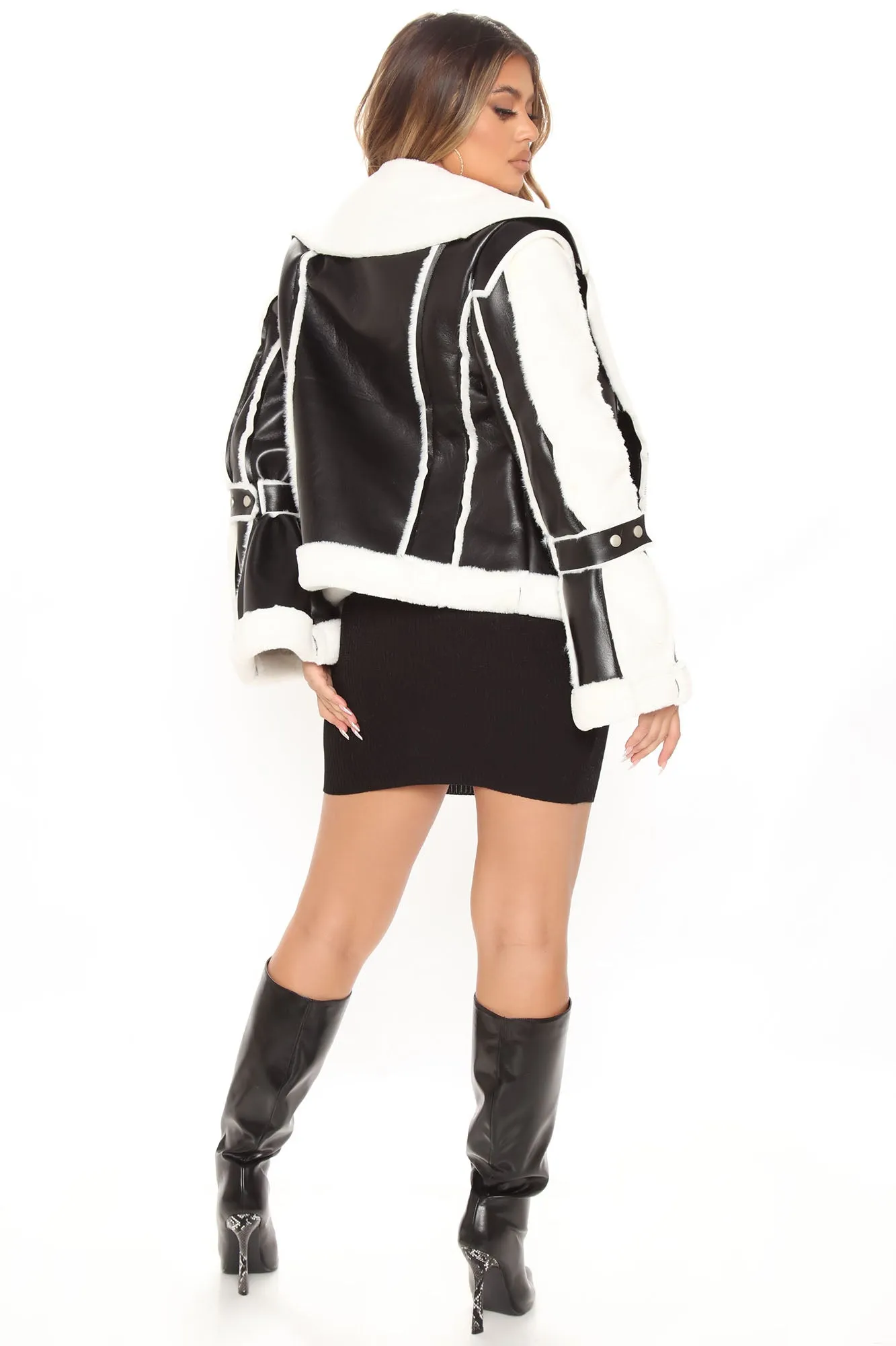 Aviator Babe Jacket - Black