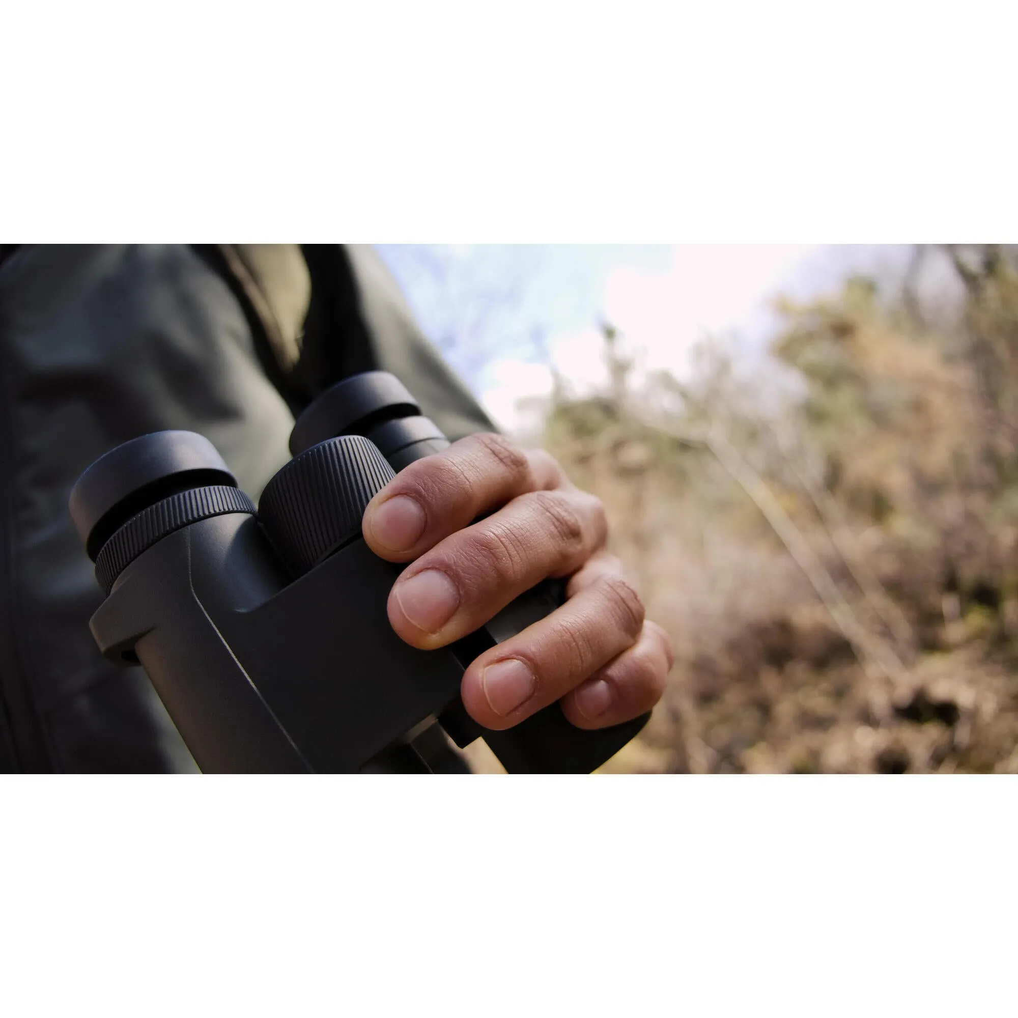 Binoculars 500 10x32 waterproof khaki SOLOGNAC