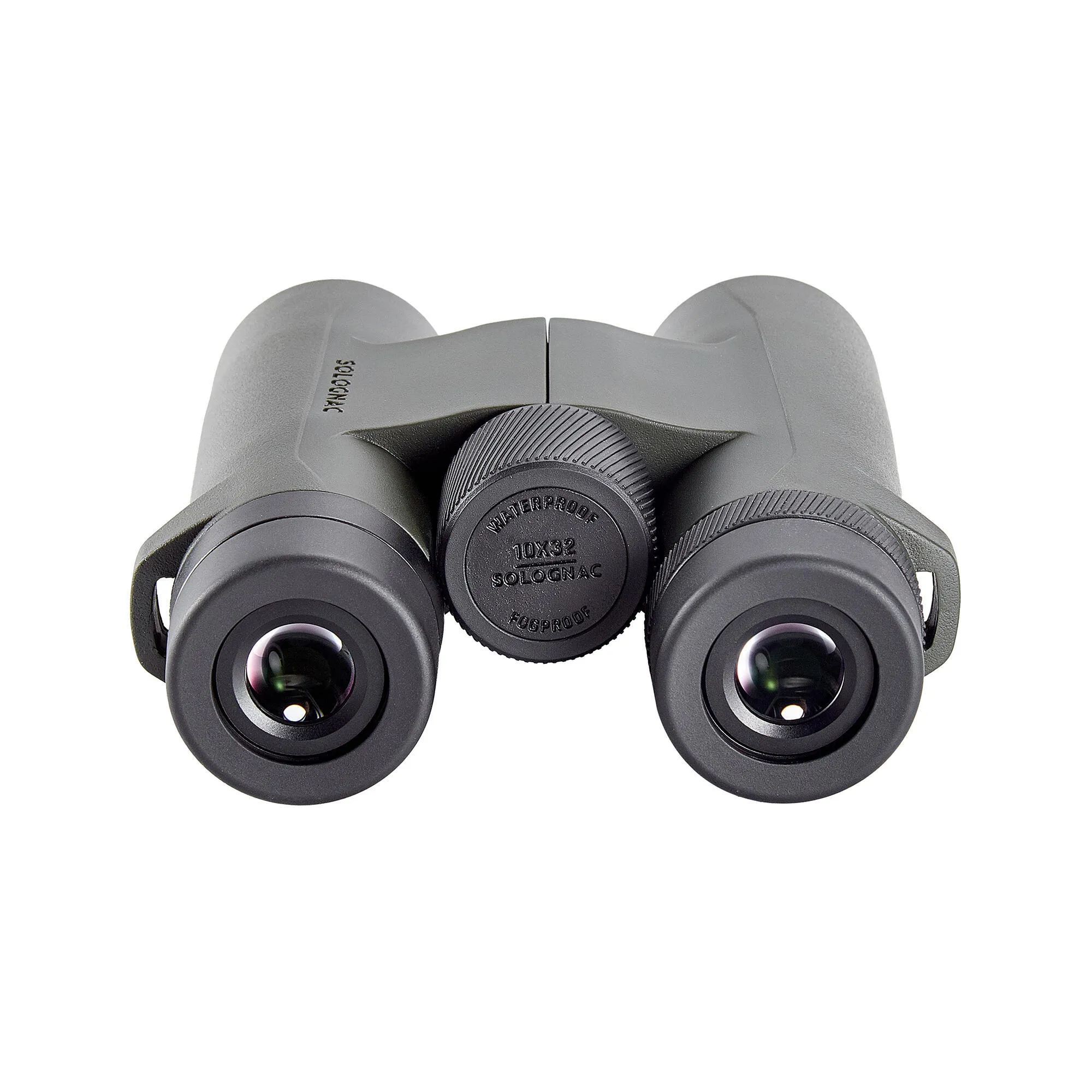 Binoculars 500 10x32 waterproof khaki SOLOGNAC