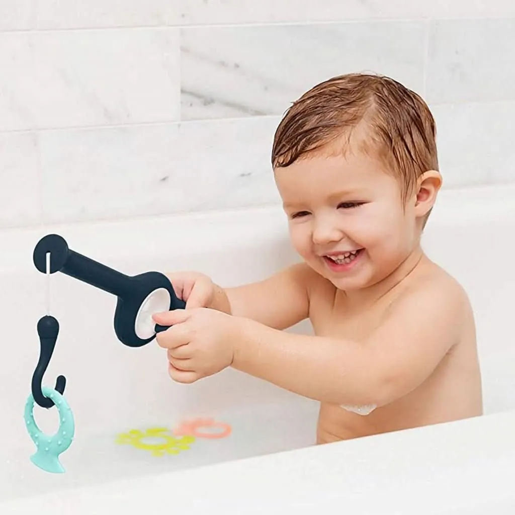 Boon Cast Fishing Pole Bath Toy, Navy