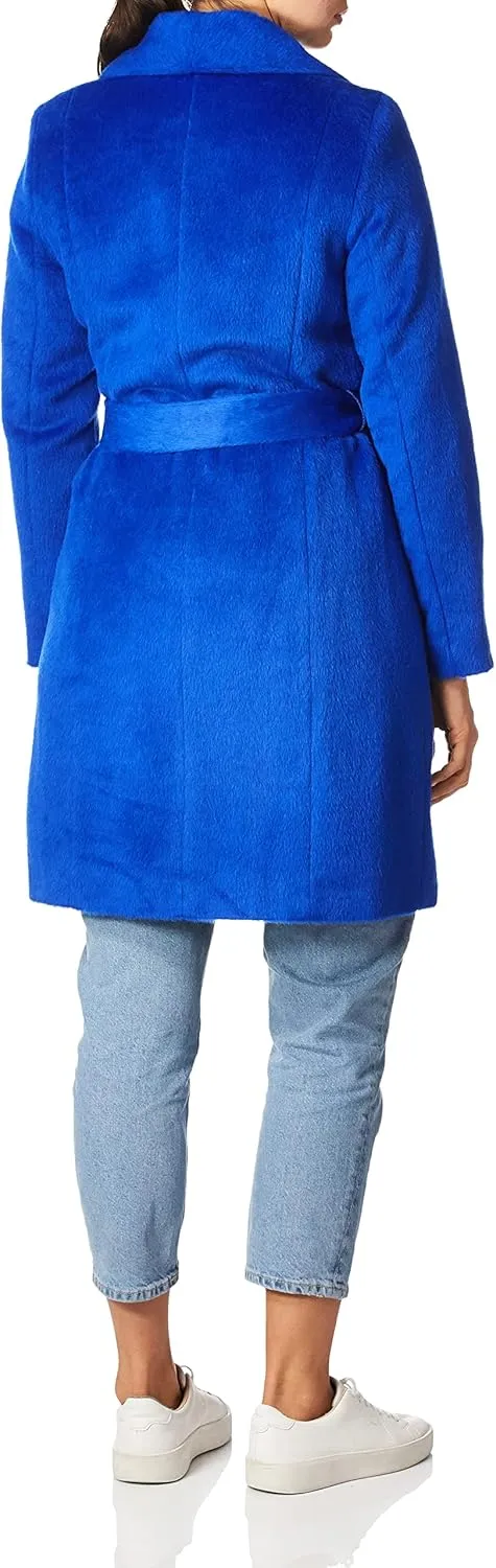 Cole Haan Women's Alpaca Blend Dropped Shoulder Coat