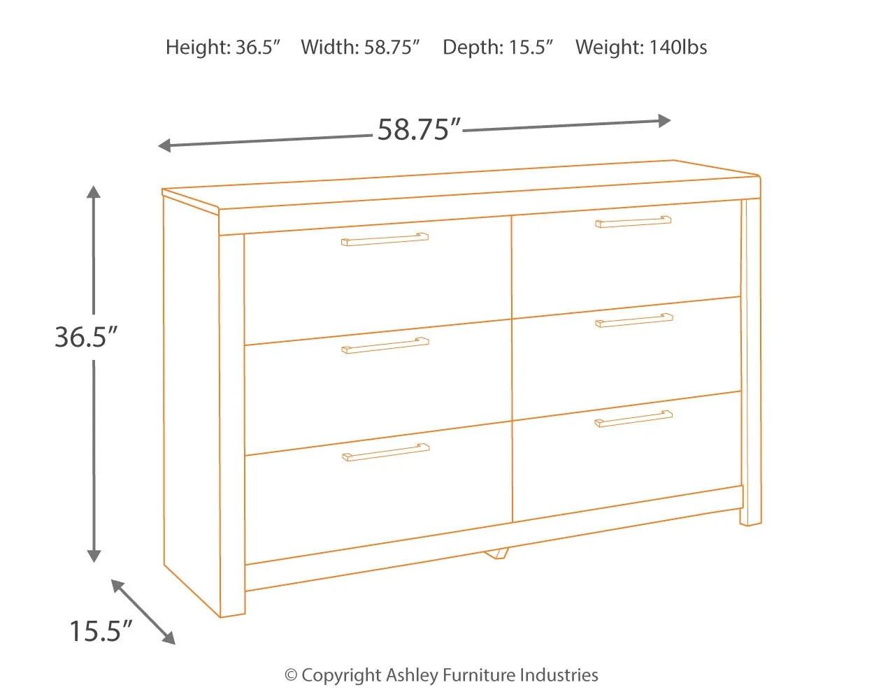 Derekson King Panel Bed with 6 Storage Drawers with Dresser
