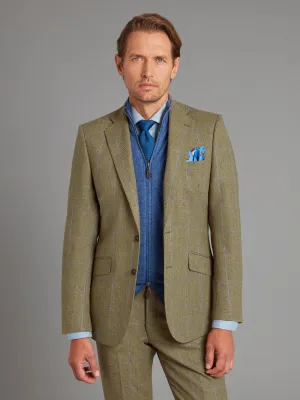 Eaton Jacket - Lavender/Brown Windowpane Tweed
