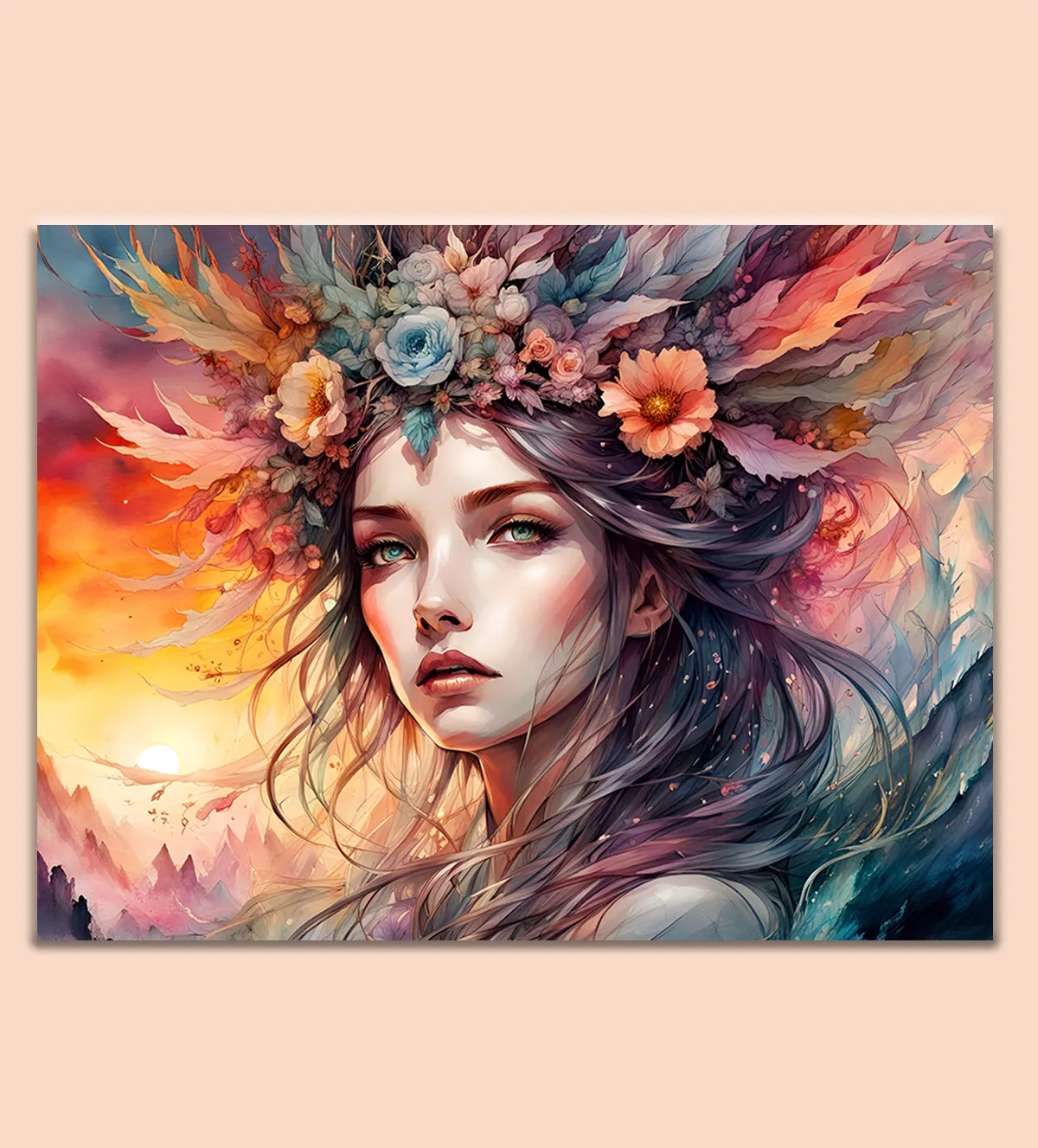 Ethereal Blossom: A Fusion of Nature and Beauty