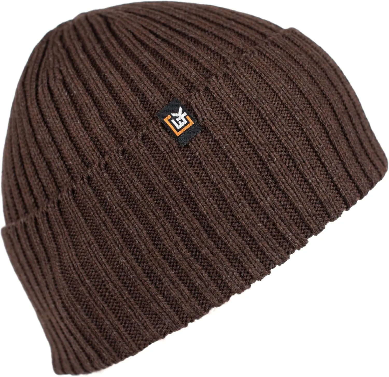 Evolution Knitwear Wool Rib Knit Beanie Hat for Men or Women - Super Soft Merino Wool - Made in The USA