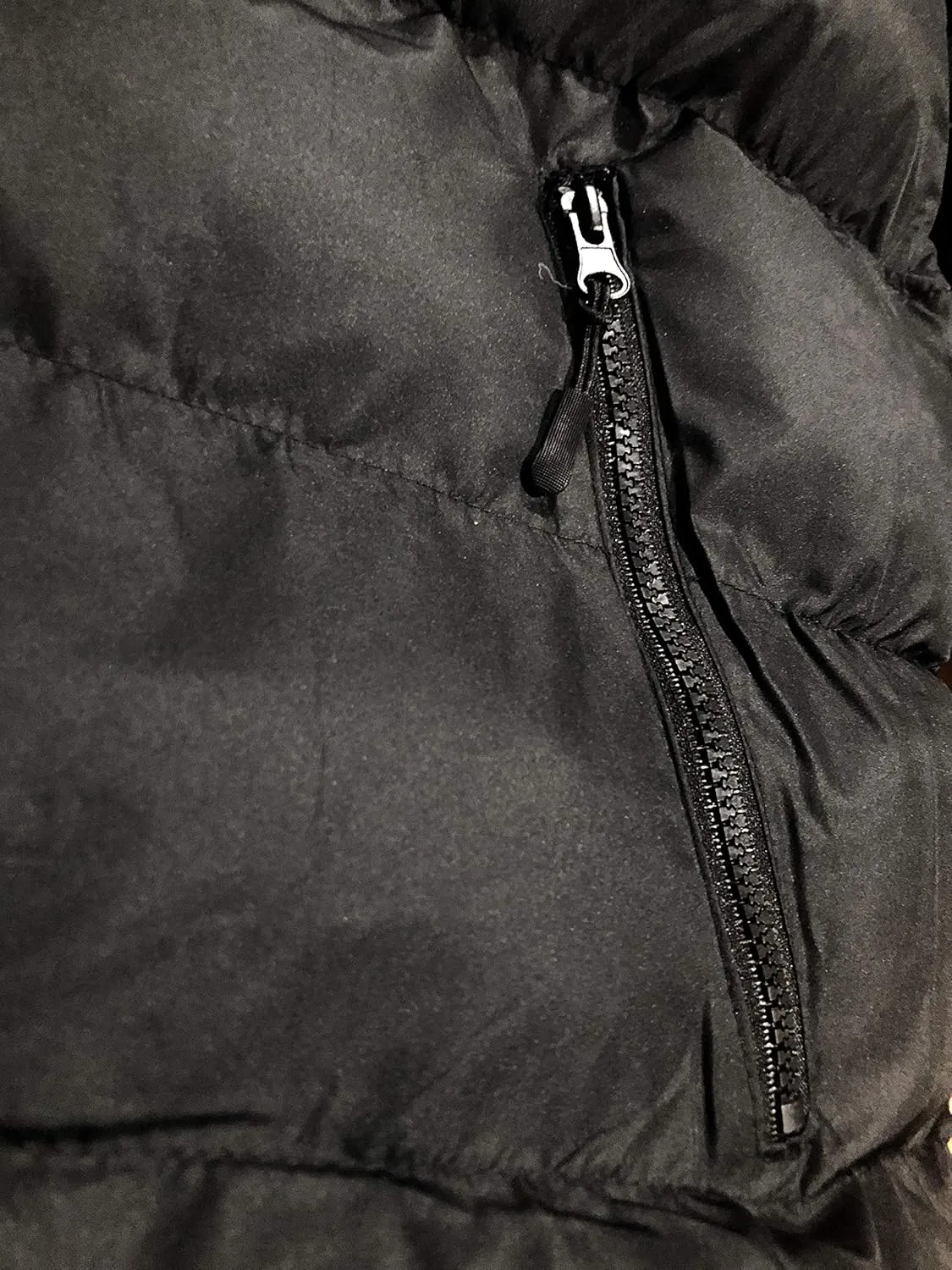 Fort Men's Puffy Winter Padded Mid Weight Warm Jacket for Cold Weather