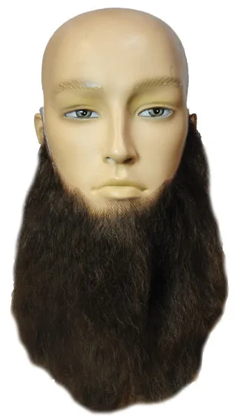 Full Face Beard / 100% Human Hair / 8" Wavy / Professional Quality
