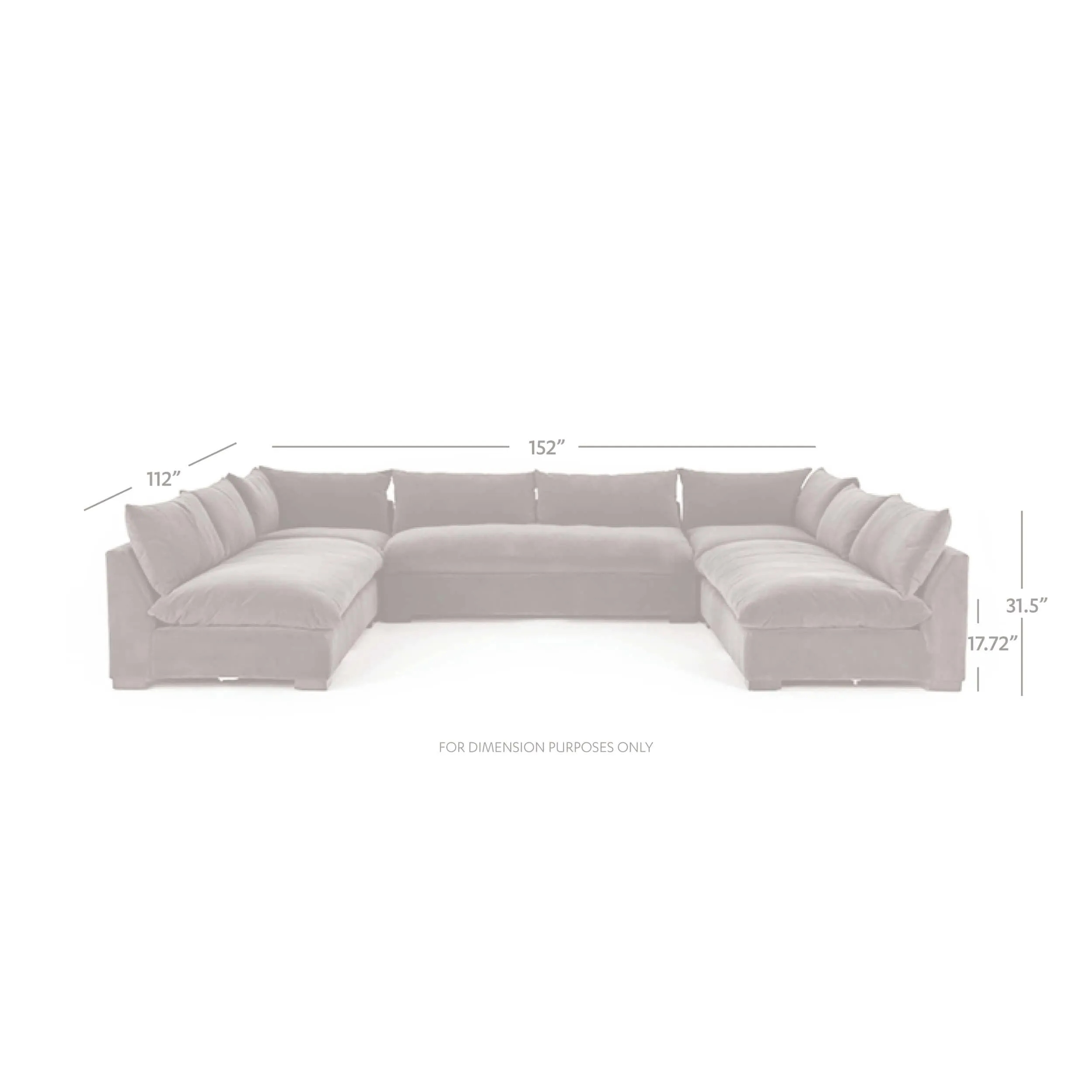 Grant 5 Piece Sectional, Henry Charcoal