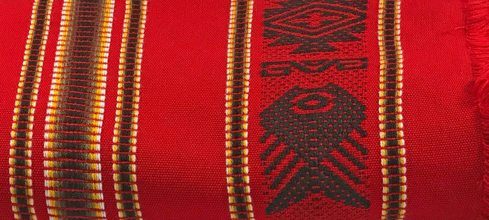 Gualaquiza - Alpaca wool Serape Poncho with scarf - Piranha pattern - Unisex