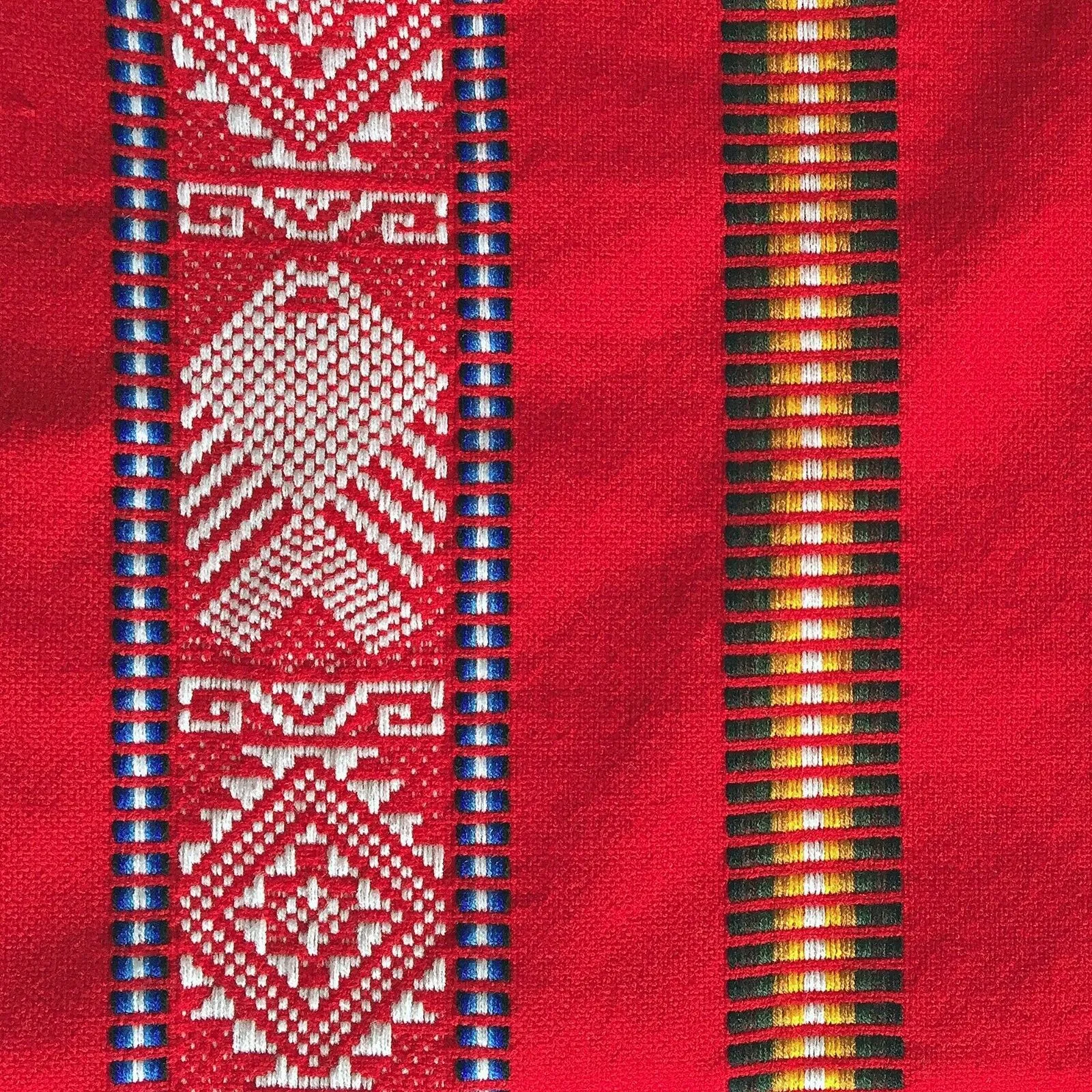 Gualaquiza - Alpaca wool Serape Poncho with scarf - Piranha pattern - Unisex