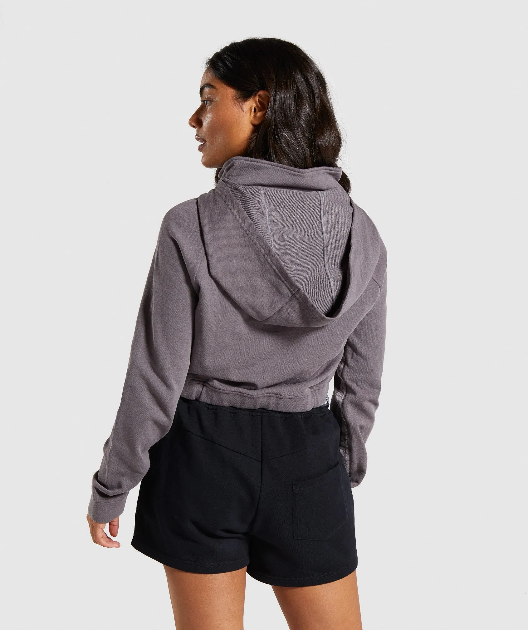 Gymshark 24/7 Quarter Zip Hoodie - Slate Lavender