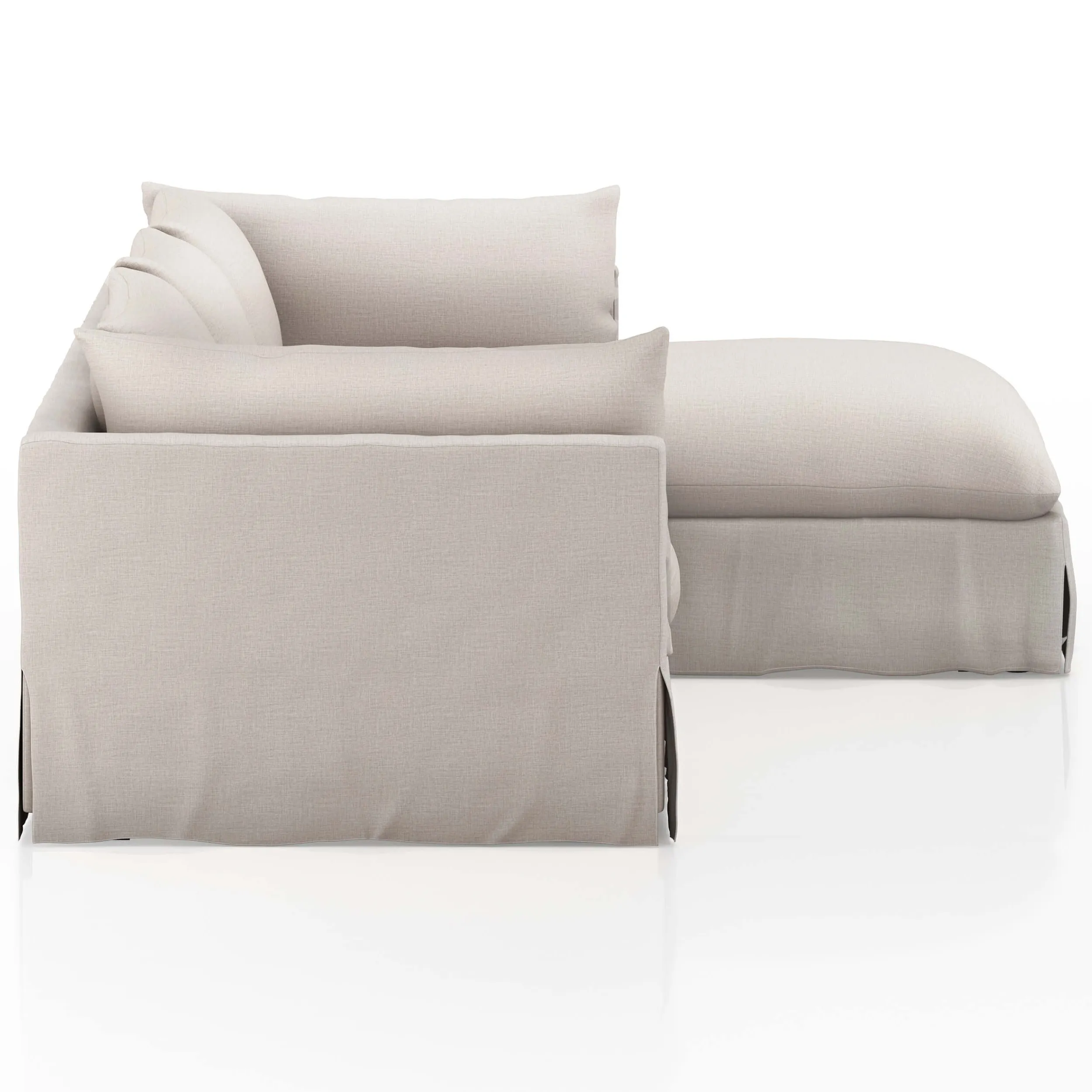 Habitat 2 Piece 112" Sectional, Bennett Moon
