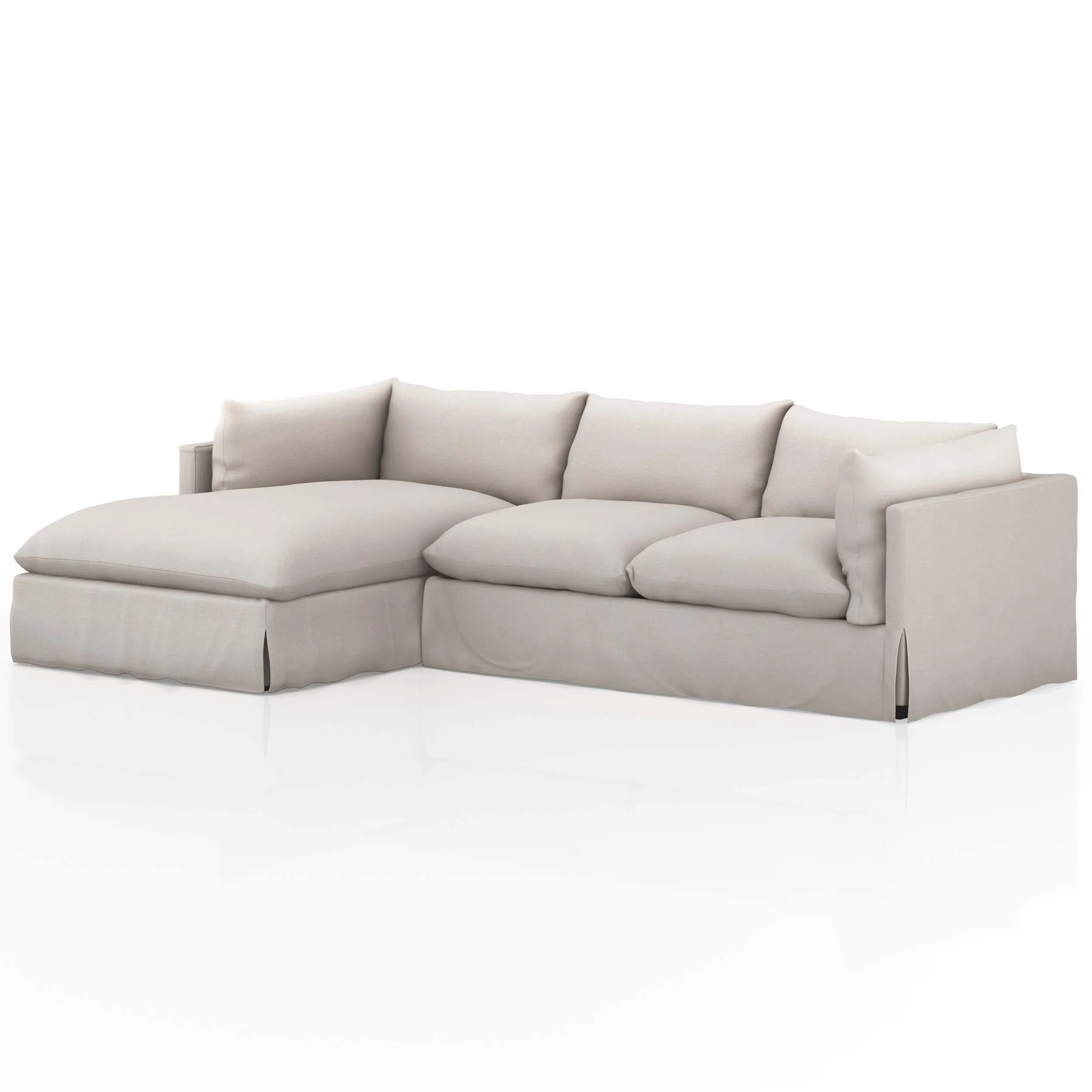Habitat 2 Piece 112" Sectional, Bennett Moon