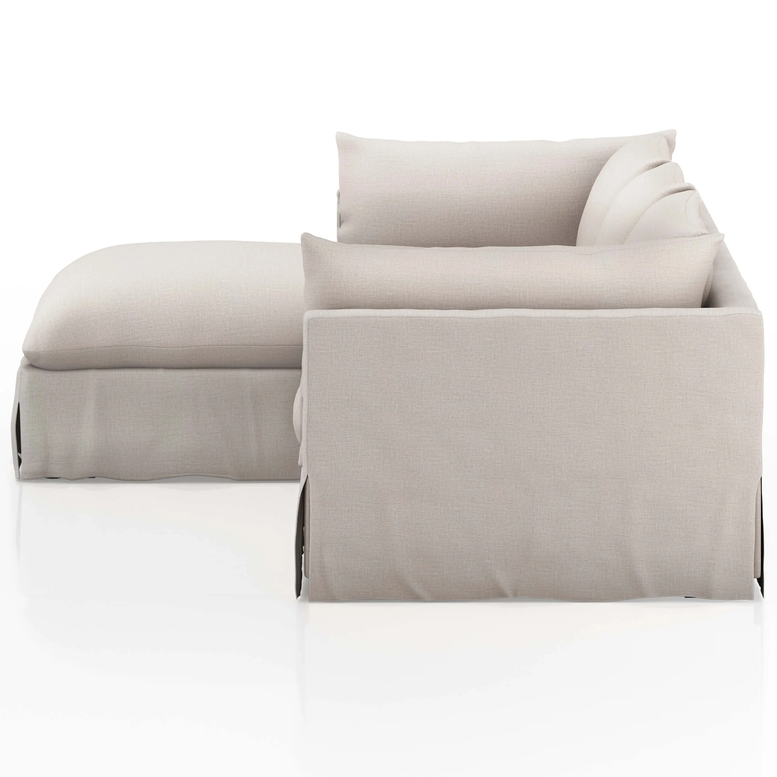 Habitat 2 Piece 112" Sectional, Bennett Moon