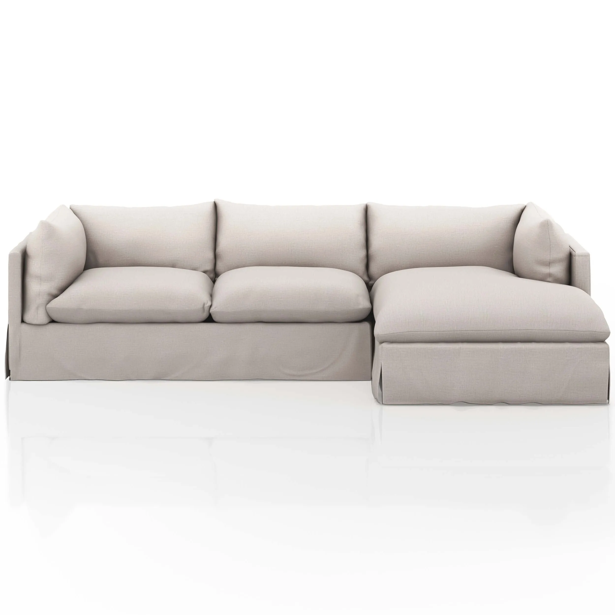Habitat 2 Piece 112" Sectional, Bennett Moon