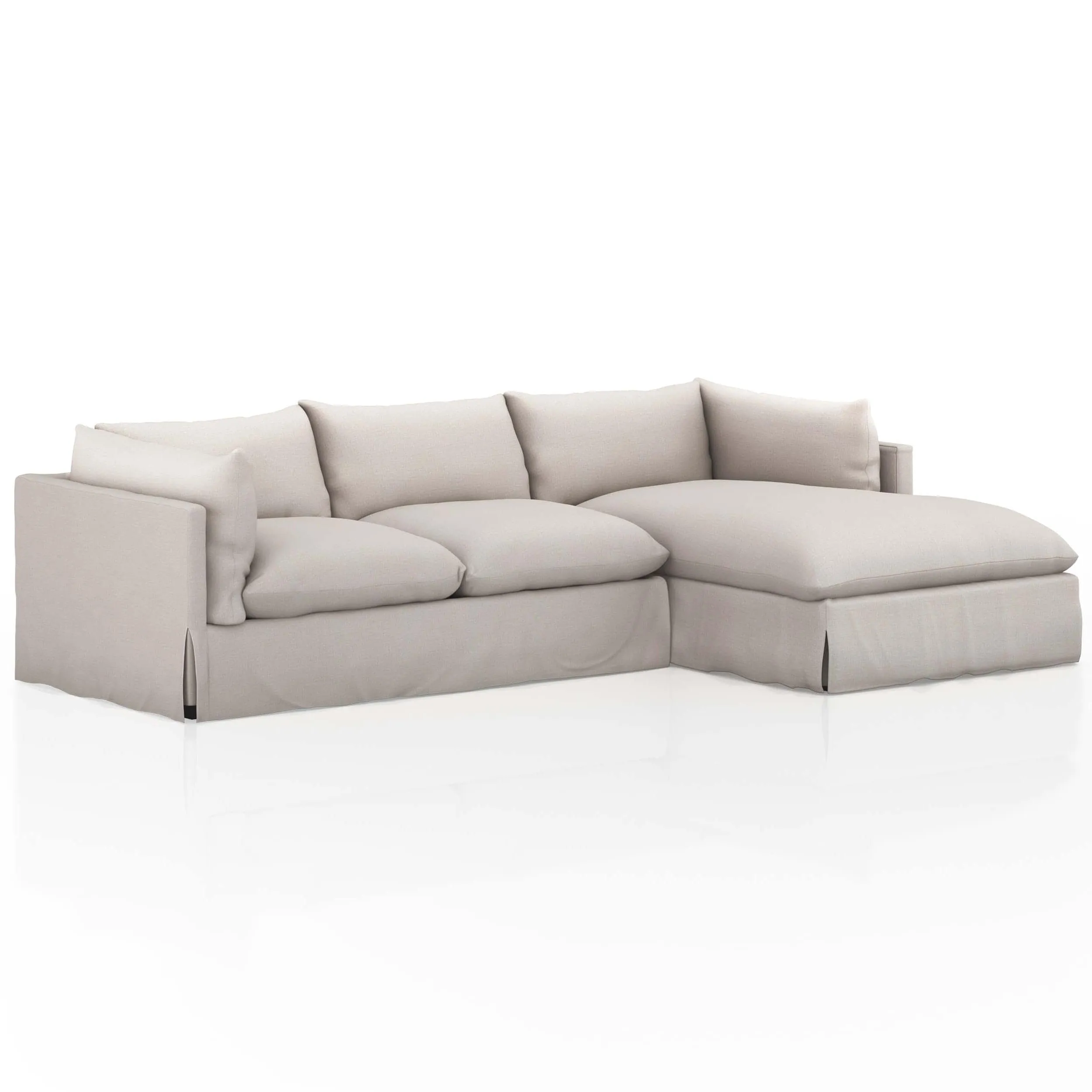 Habitat 2 Piece 112" Sectional, Bennett Moon