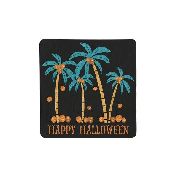 Halloween Coconuts Fabric Coaster