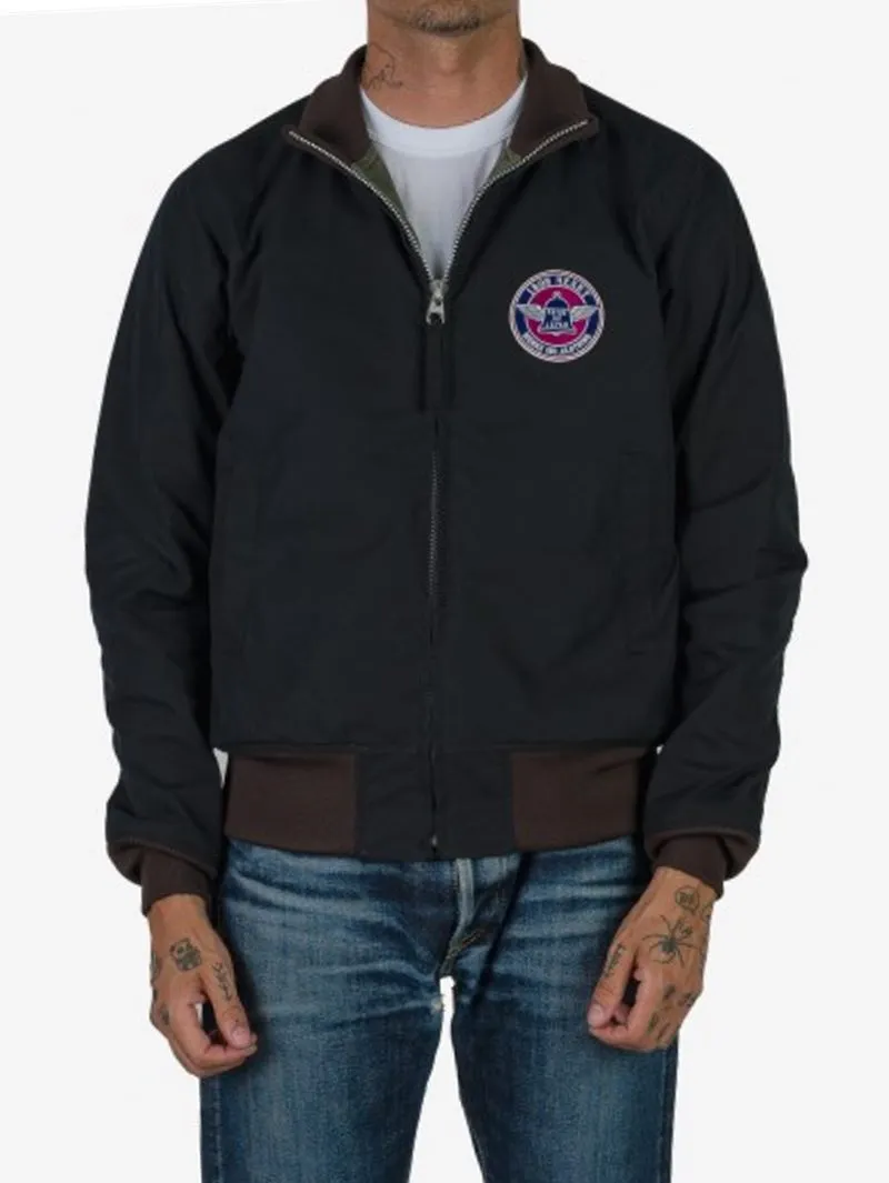 Iron Heart IHJ-130-BLK Reversible Tanker Jacket - Black