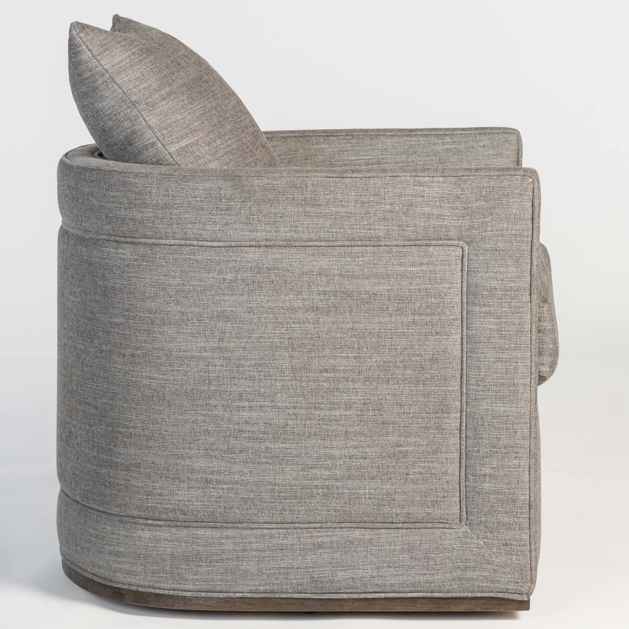 Landon Swivel Chair, Smokey Flax