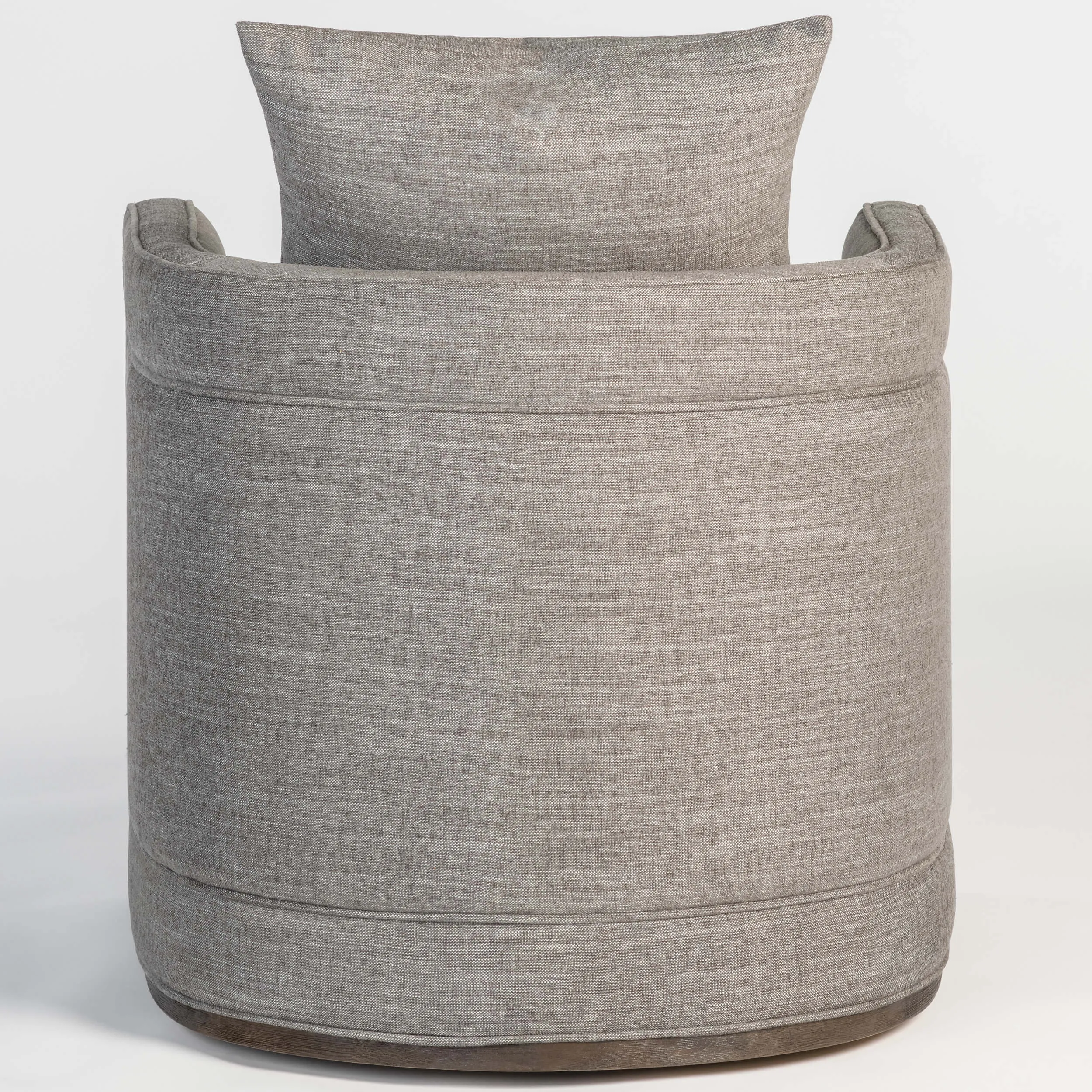 Landon Swivel Chair, Smokey Flax