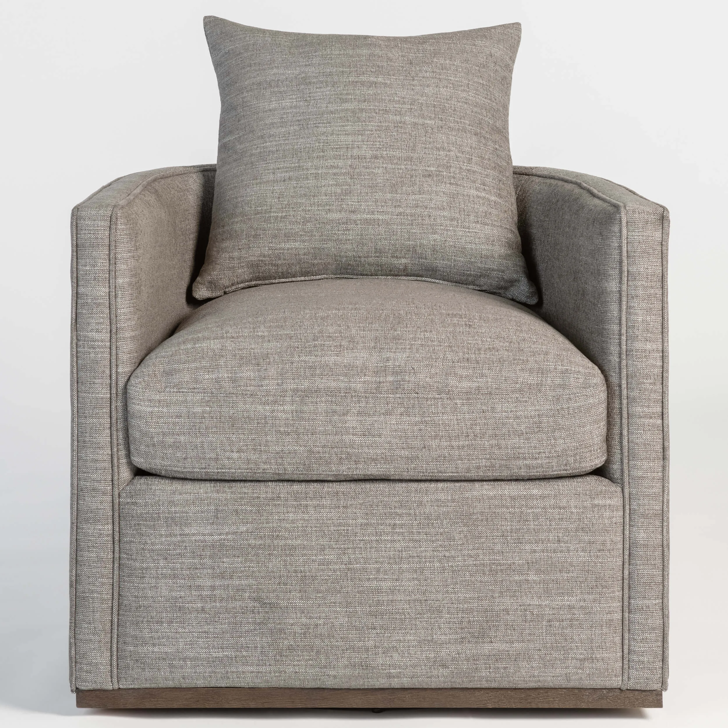 Landon Swivel Chair, Smokey Flax