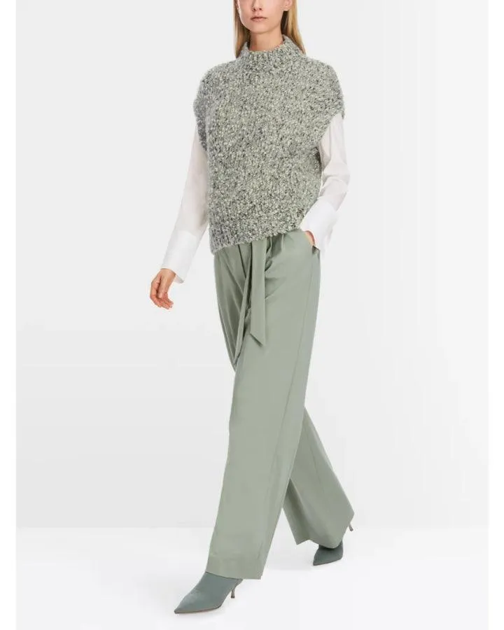 Marc Cain Mohair Blend Cap Sleeve Sweater