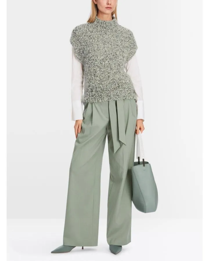 Marc Cain Mohair Blend Cap Sleeve Sweater