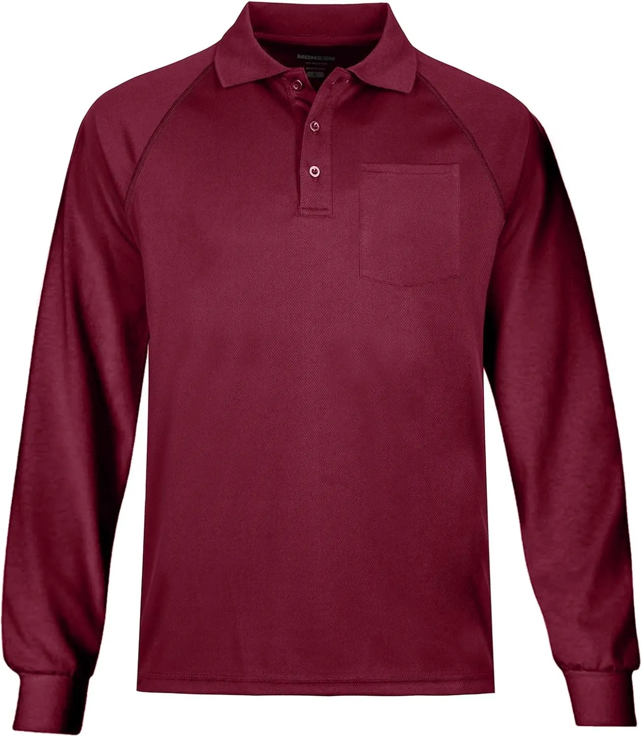 Men's Golf Polo Shirts M-6XL, Cotton Blend Moisture Wicking Performance Casual Collared Shirts