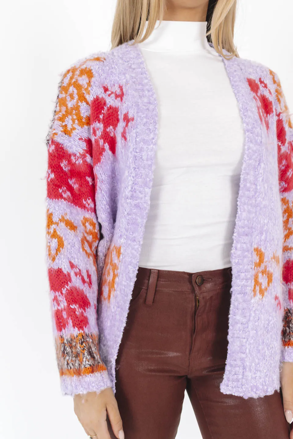 Mountain Air Cardigan - Lavender