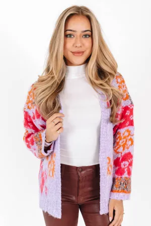 Mountain Air Cardigan - Lavender