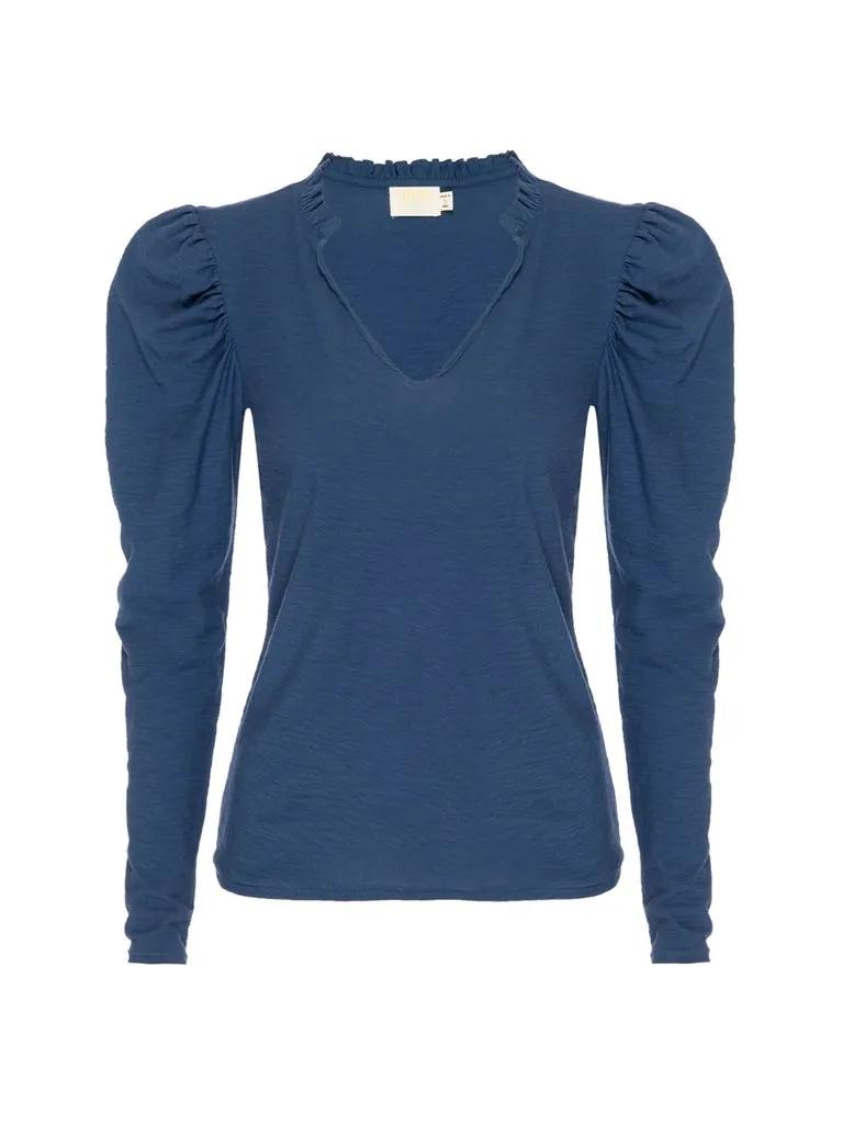 Nation LTD - Tamira Elizabethan Tee in Ocean