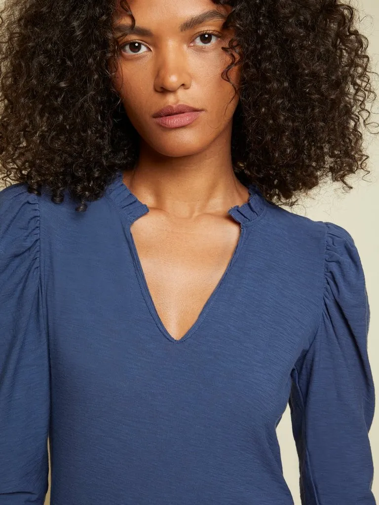 Nation LTD - Tamira Elizabethan Tee in Ocean