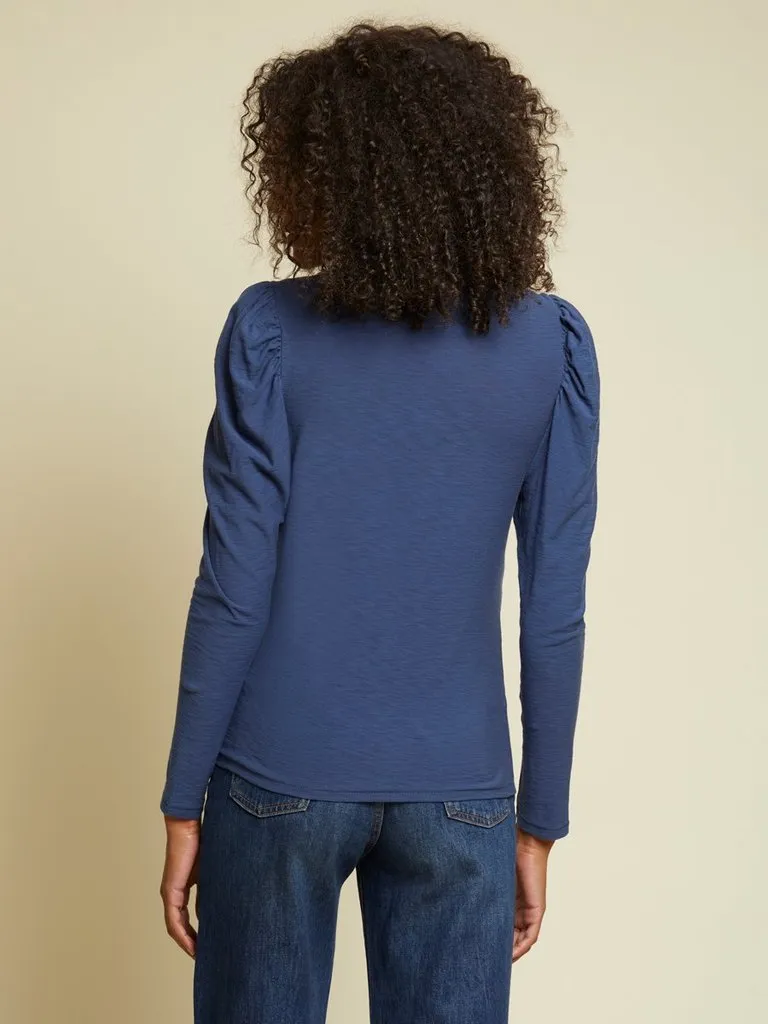 Nation LTD - Tamira Elizabethan Tee in Ocean