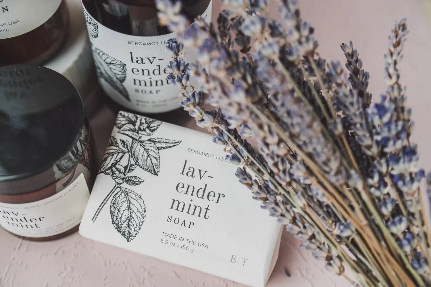 Natural Bar Soap - Lavender Mint