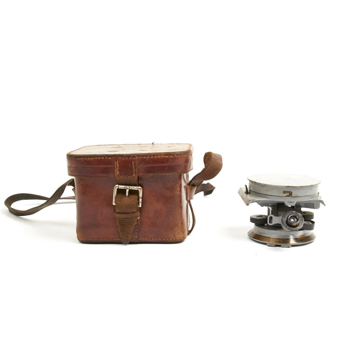 Original German WWI Maxim Gun Fire Director by Carl Zeiss with Leather Case