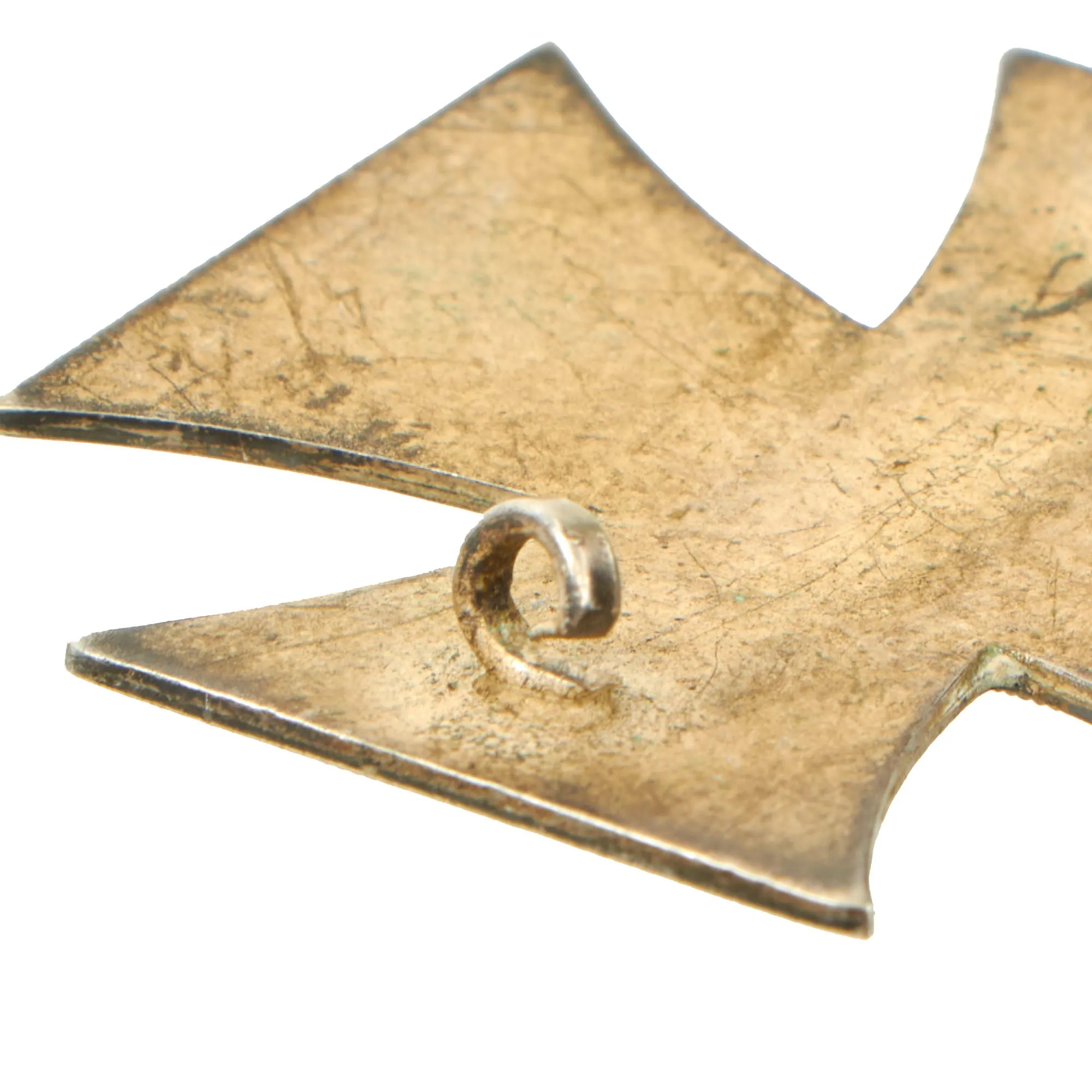 Original German WWII Vaulted Iron Cross First Class 1939 with Pinback - EKI - Unmarked