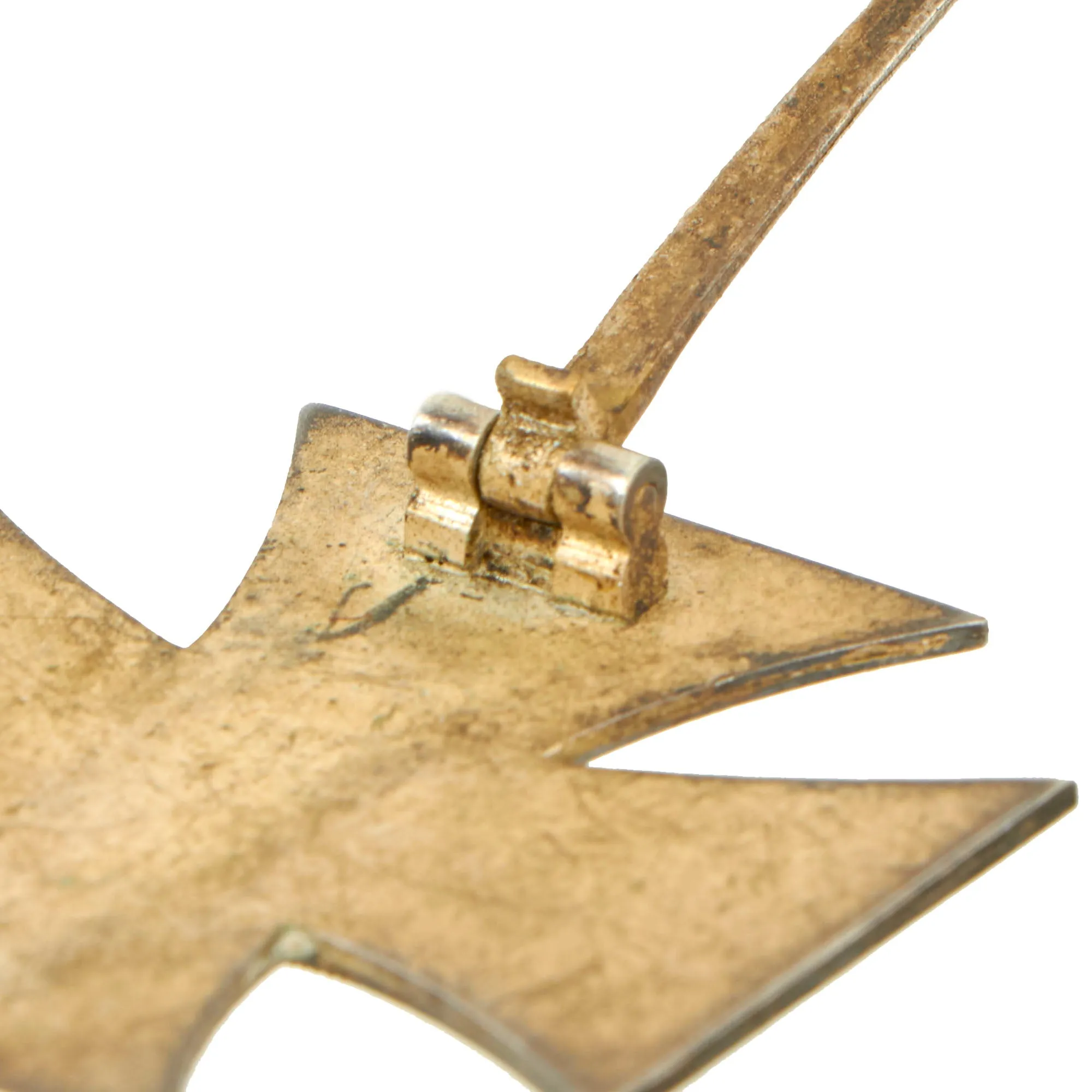 Original German WWII Vaulted Iron Cross First Class 1939 with Pinback - EKI - Unmarked