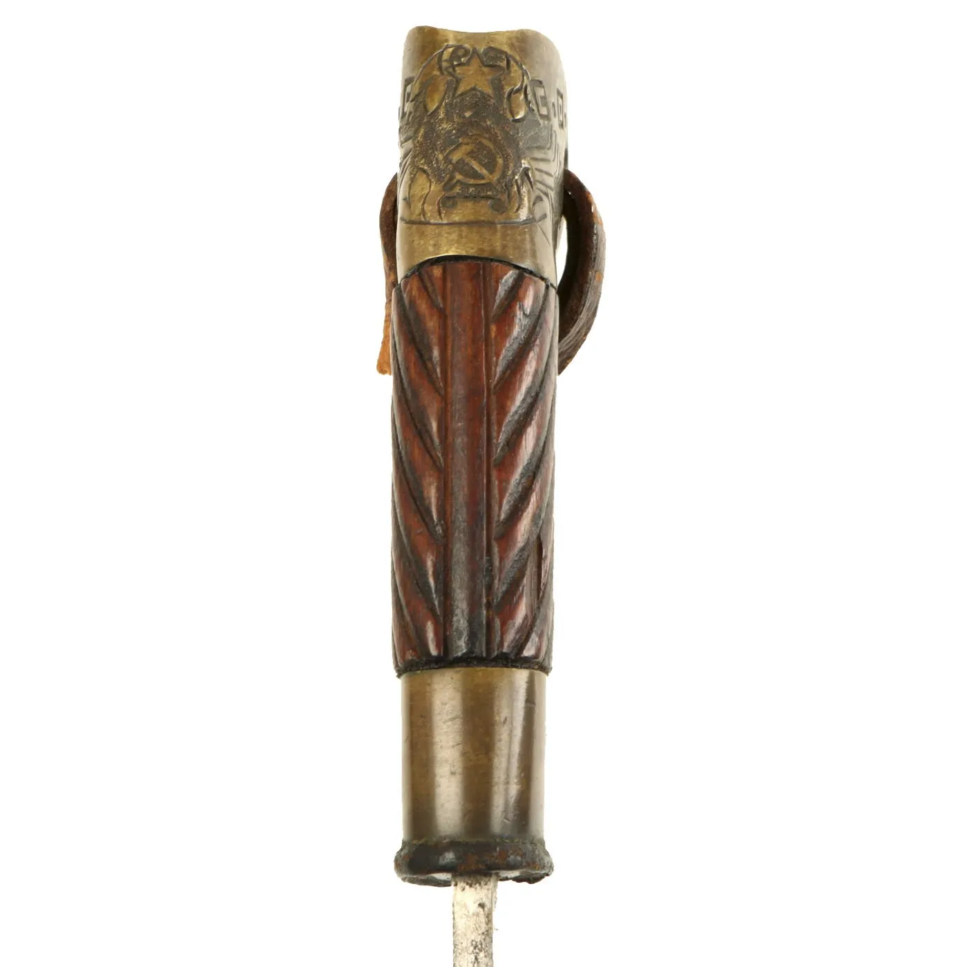 Original Soviet Russian 1941 Cossack Shashka Saber with M-1891/30 Mosin-Nagant Bayonet - Marked CCCP