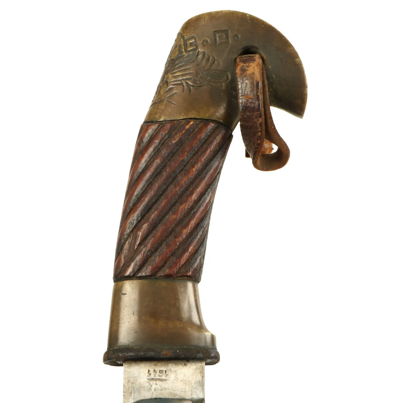 Original Soviet Russian 1941 Cossack Shashka Saber with M-1891/30 Mosin-Nagant Bayonet - Marked CCCP