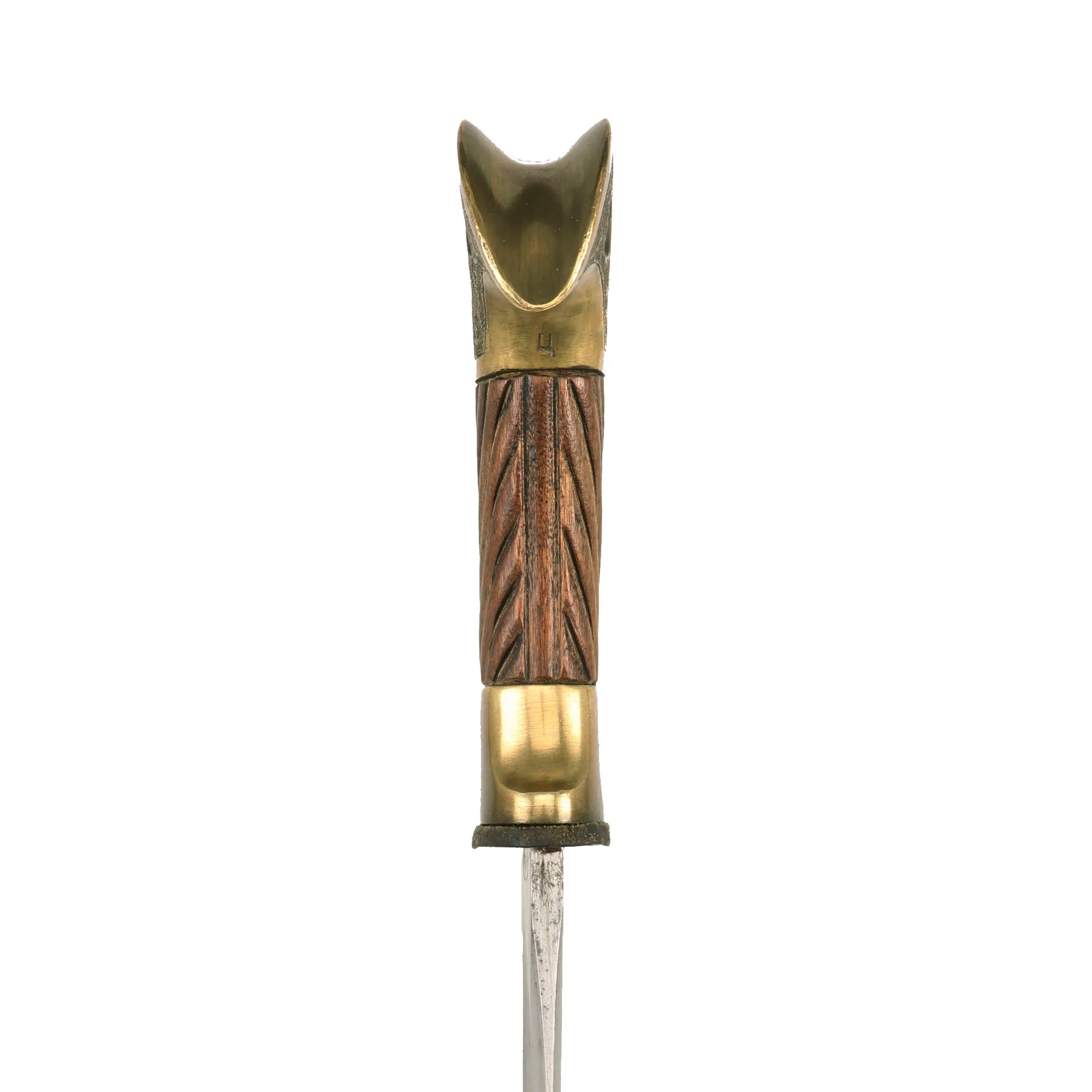 Original Soviet WWII Cossack Shashka Saber by НМЗ with Scabbard & Excellent blade - Dated 1945 & Marked CCCP