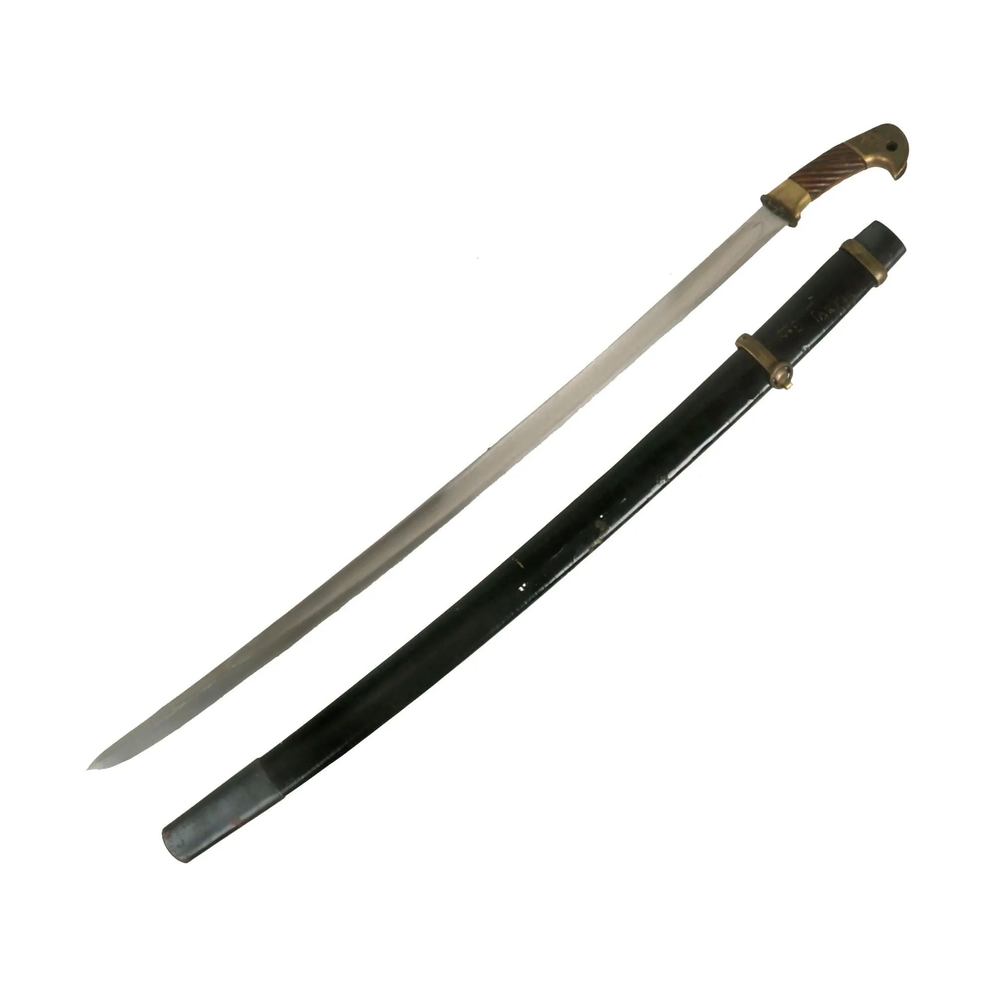 Original Soviet WWII Cossack Shashka Saber by НМЗ with Scabbard - Dated 1945 & Marked CCCP