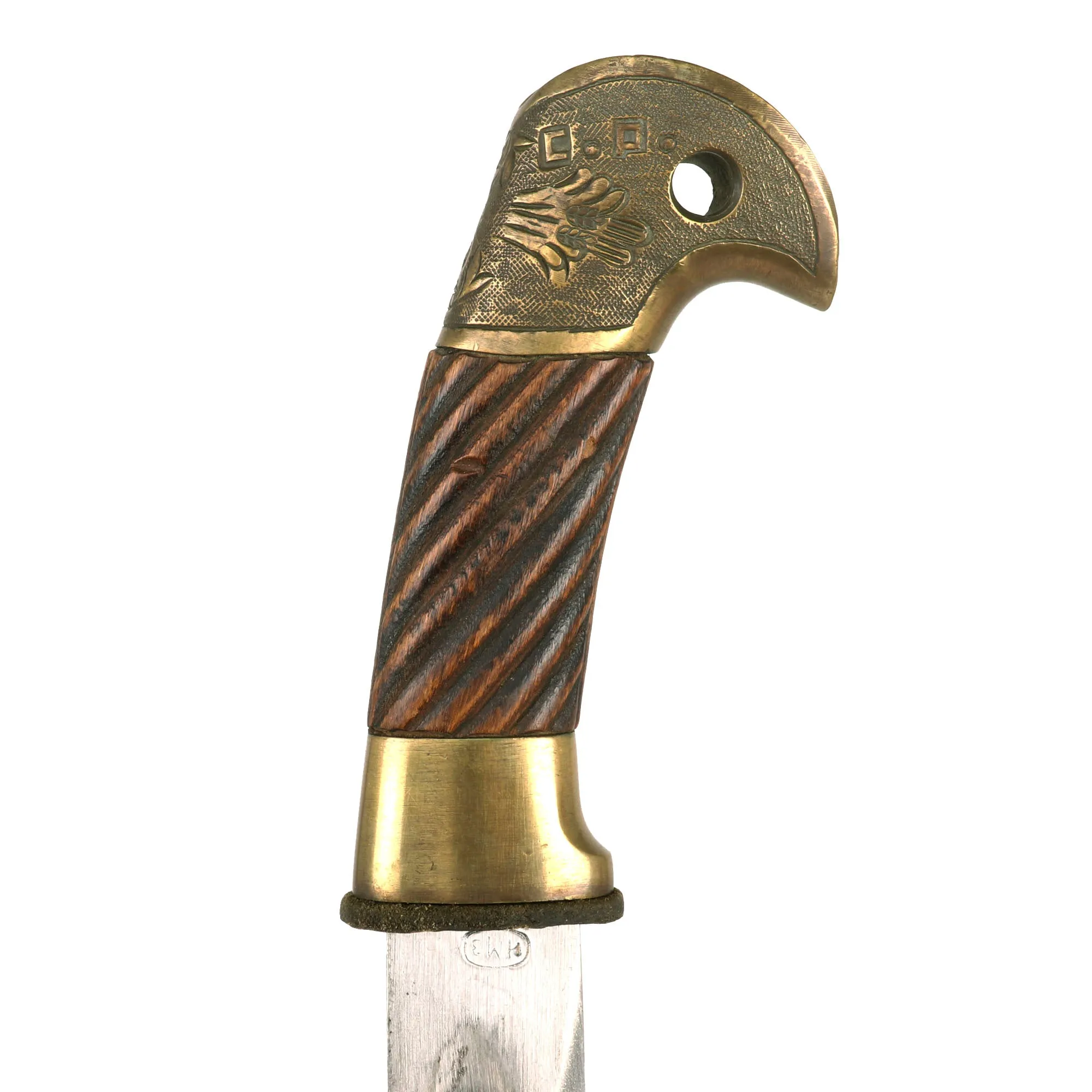 Original Soviet WWII Cossack Shashka Saber by НМЗ with Scabbard - Dated 1945 & Marked CCCP