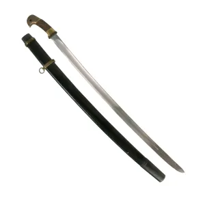 Original Soviet WWII Cossack Shashka Saber by НМЗ with Scabbard - Dated 1945 & Marked CCCP