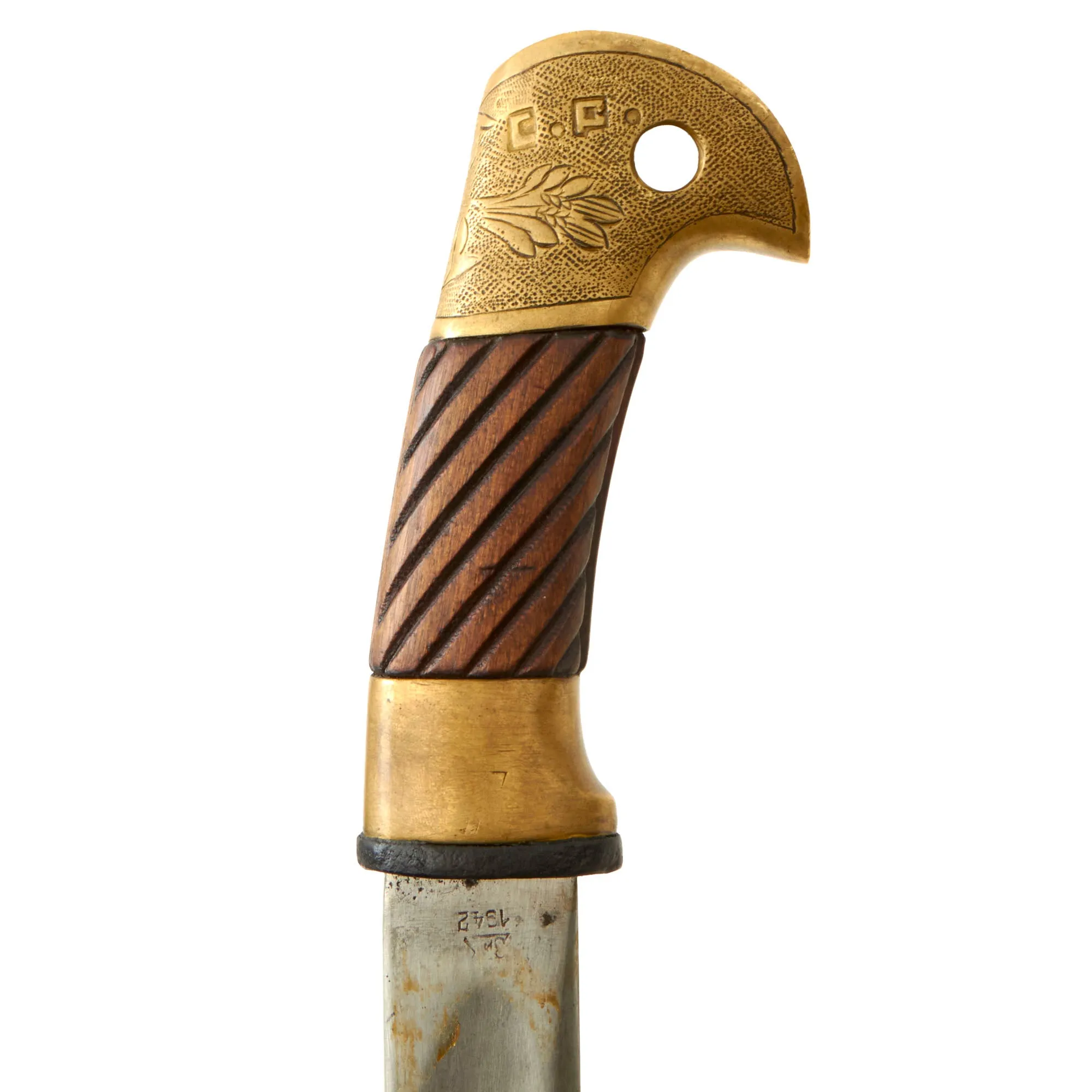 Original Soviet WWII Cossack Shashka Saber With Scabbard - Dated 1942 & Marked CCCP