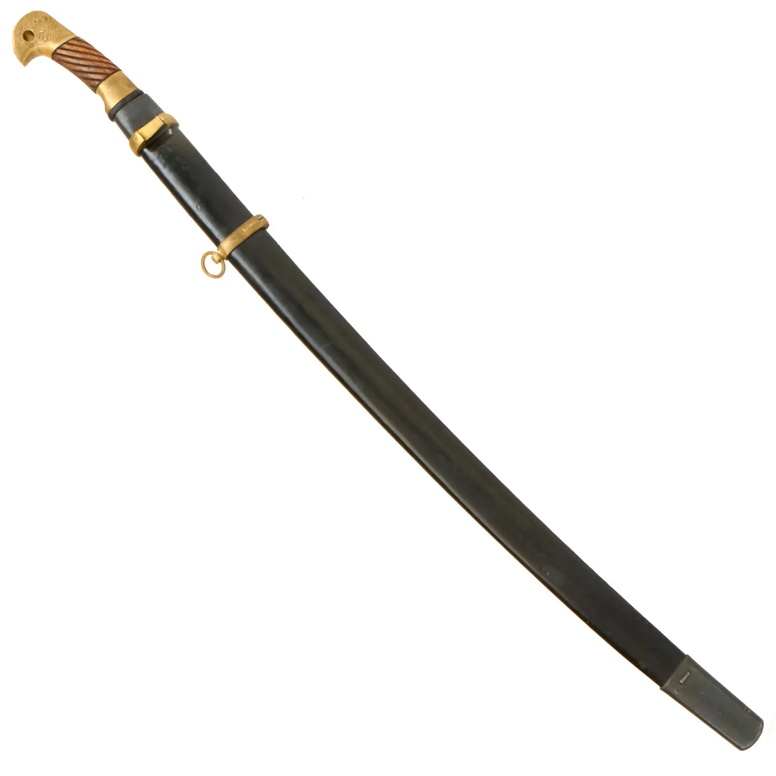 Original Soviet WWII Cossack Shashka Saber With Scabbard - Dated 1942 & Marked CCCP