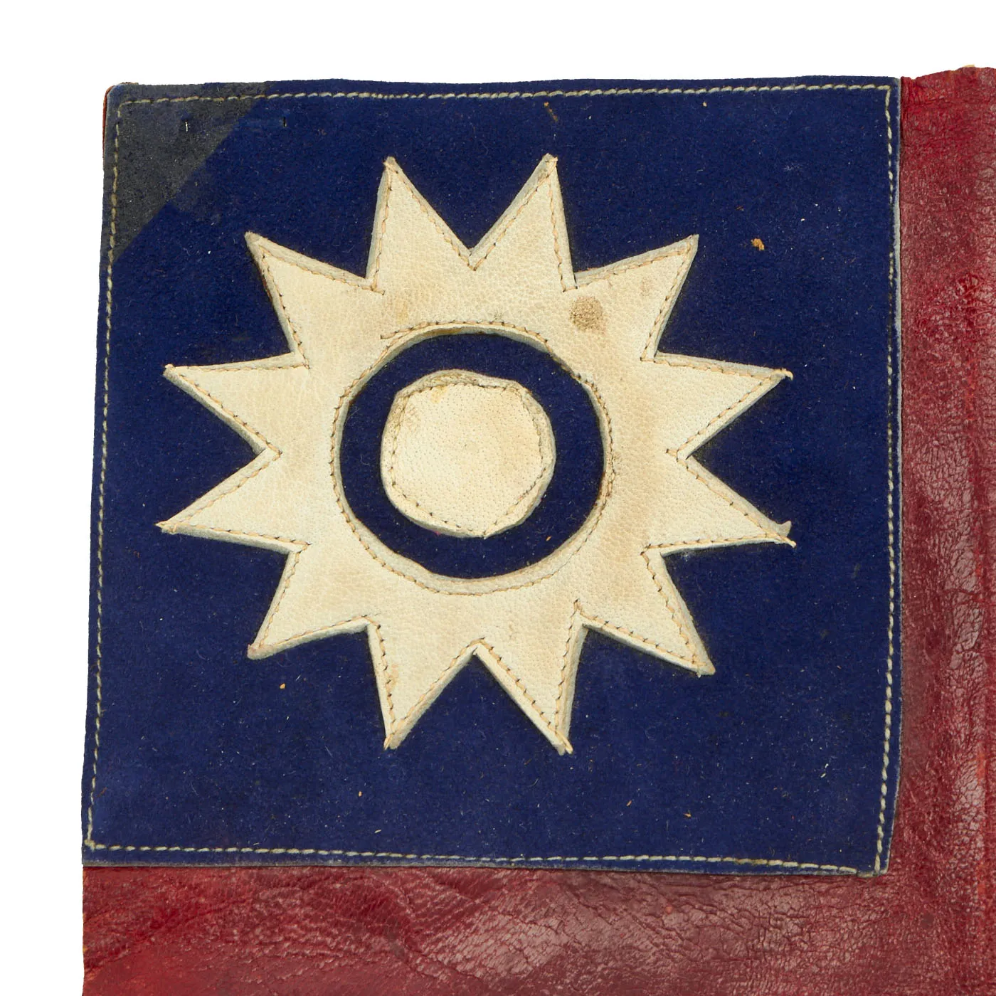 Original U.S. WWII Army Air Forces China-Burma-India Theater Leather Blood Chit